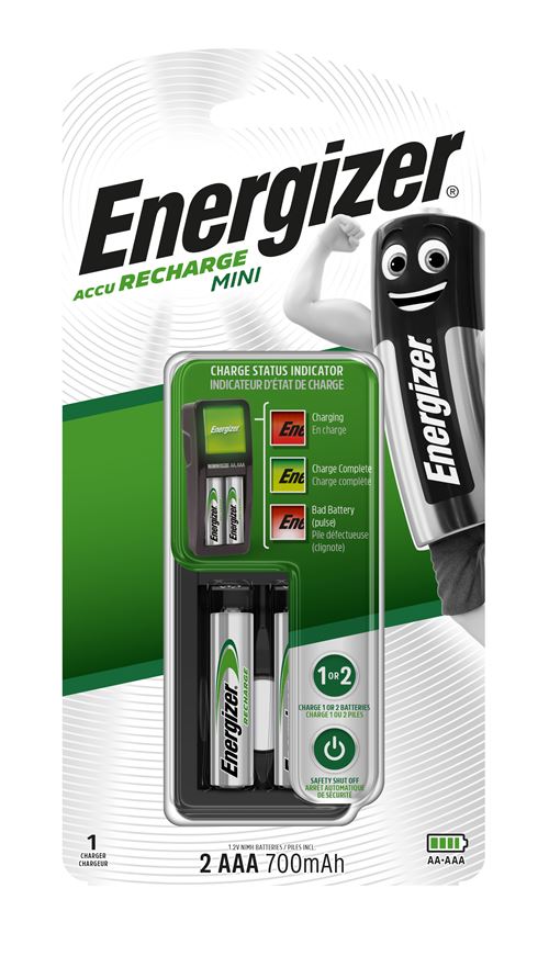 Cargador De Pilas Energizer Aaa 850 Mah