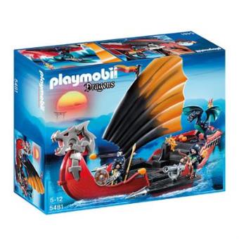 barco playmobil dragones