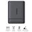 Powerbank Baseus PicoGo AM31 Ultra-Mini magnética Qi2 con coporte 5000mAh Power Delivery 20W Negro cósmico