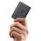 Powerbank Baseus PicoGo AM31 Ultra-Mini magnética Qi2 con coporte 5000mAh Power Delivery 20W Negro cósmico