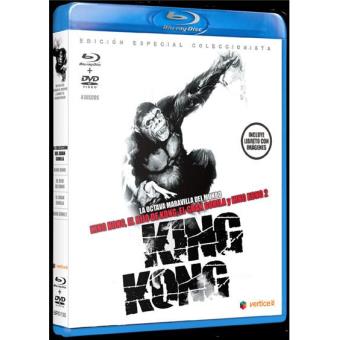 Pack King Kong - Blu-Ray + Trilogía en DVD