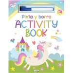 Pinta Y Borra Activity Book Unicornio