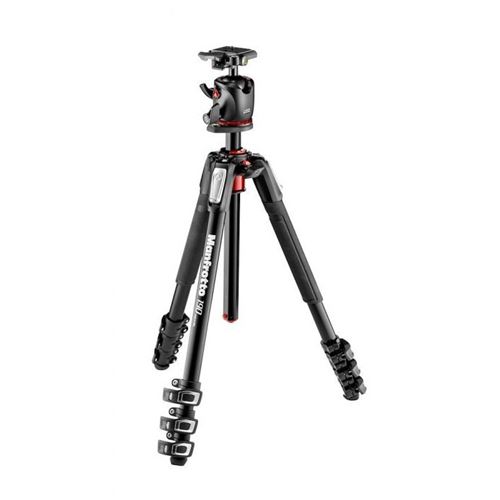 Kit Trípode Manfrotto 190xpro4 Con Rótula De Bola Xpro De Aluminio