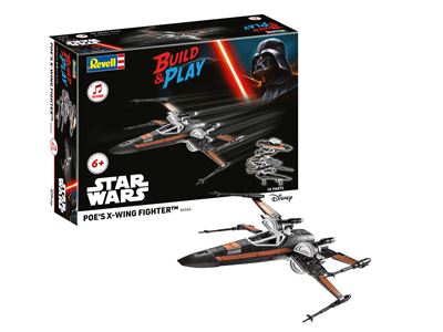 Build & play star wars poe's x-wing fighter