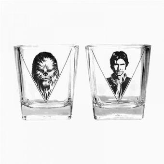 software En escocés set de 2 vasos mini Star Wars - Han Solo y Chewbacca - Vajilla - Los  mejores precios | Fnac