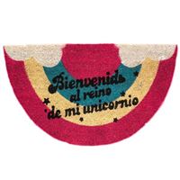 Felpudo de La Vecina Rubia - Bienvenido al reino de mi unicornio