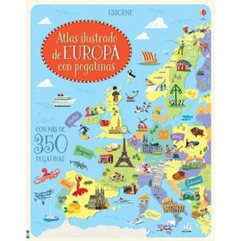 Atlas ilustrado de europa con pegat