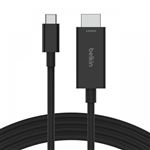 Cable adaptador Belkin USB-C a HDMI 2.1 2m Negro