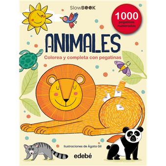 ANIMALES (1000 pegatinas numeradas) - SlowBOOK