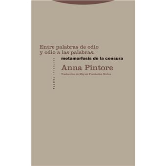 Entre palabras de odio y odio a las palabras: metamorfosis d