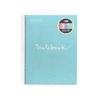 Libreta Miquelrius A4 120 hojas Cuadriculada Emotions Craft Azul cielo