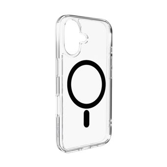 Funda de Silicona TPU+PC con MagSafe Puro Lite Mag Transparente y negro para iPhone 17