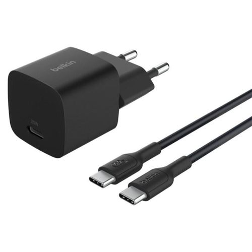 Belkin Negro Cargador De Pared Boostcharge Usb-C Power Delivery 25W