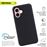 Funda Recycle-Tek Muvit for change Negra para Apple iPhone 16
