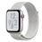 Apple Watch S4 Nike+ LTE GPS 44 mm Caja de aluminio en plata y correa Loop Nike Sport Blanco polar