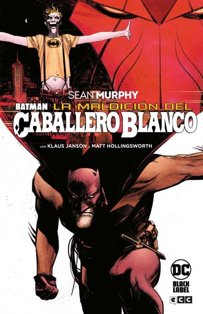 Ecc Ediciones Hombre Blanco Batman La Maldicion Del Caballero -Grandes Novelas Gra