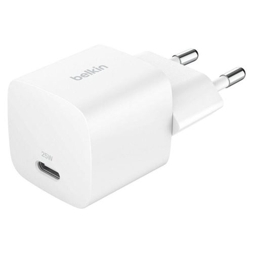 Belkin Blanco Cargador De Pared Boostcharge Usb-C Power Delivery 25W