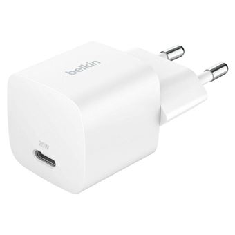 Cargador de pared Belkin BoostCharge USB-C Power Delivery 25W Blanco