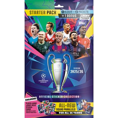 Starter pack cromos ucl 25-26