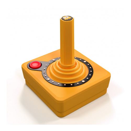 Mando Inalámbrico Atari Cx40+ Edicion Pac-man Naranja