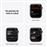 Apple Watch S7 45 mm LTE Caja de acero inoxidable Grafito y correa deportiva medianoche