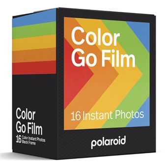 Película Polaroid Color Go Film Negro Frame Edition Doble pack - 16 fotos