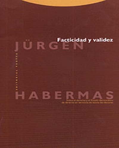Editorial Trotta, S.a. Facticidad Y Validez