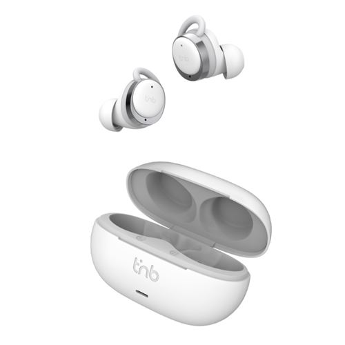Tnb Blanco Auriculares Deportivos Bluetooth T'nb Energy Buds True Wireless