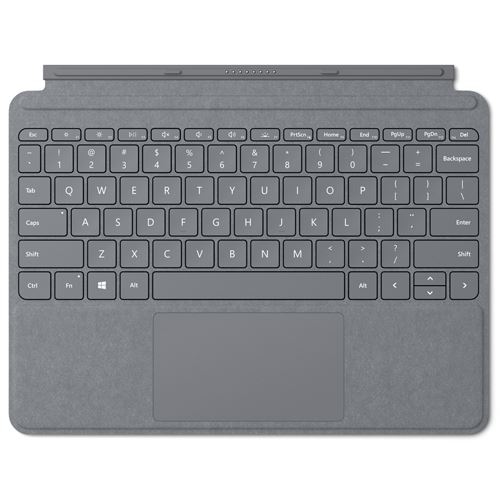 Funda con teclado Microsoft Type Cover Plata para Surface Go