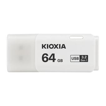 Pendrive Memoria USB 3.2 Kioxia U301 64GB Blanco