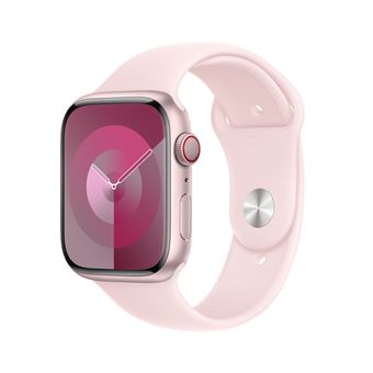 Correa deportiva Apple Rosa claro para Apple Watch 45mm - Talla S/M