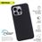 Funda Recycle-Tek Muvit for change Negra para Apple iPhone 16 Pro