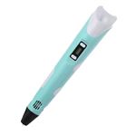 Stylo d'impression 3D SZSMART 3DBLB + 10M x 10 couleurs PLA/ABS - bleu