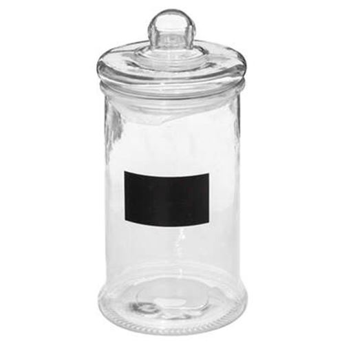 Non Communiqué Transparent Five Simply Smart - Bocal En Verre Ardoise 1,6L