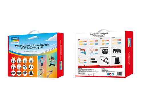 Kit 24 Accessoires Sportifs Switch 2 - DOBE1 Équipement Multifonction