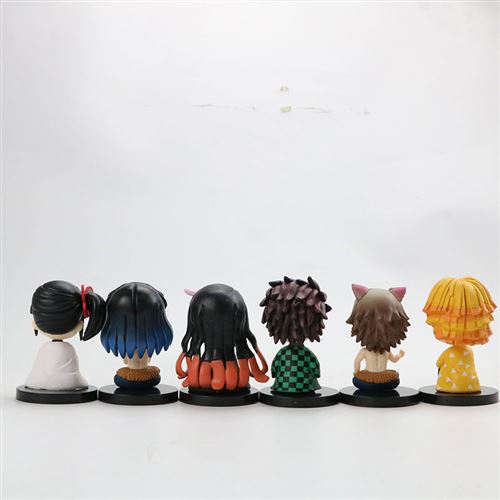 Set de 5 pièces Figurines Demon Slayer Tanjirou Nezuko Zenitsu Inosuke  Tomioka Collection Modèle Jouet Cadeau 18 cm - Figurine de collection - à  la Fnac