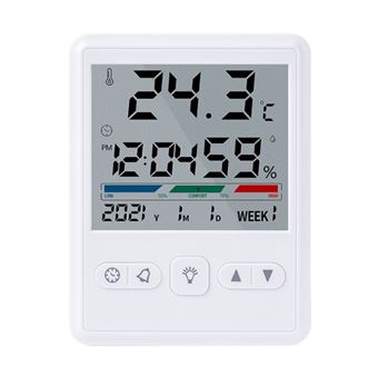 Thermomètre D'Intérieur - Mini Hygromètre Numérique,Thermomètre