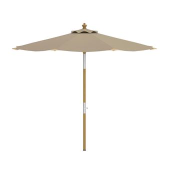 Parasol en Bambou "Cerox" 270cm Beige - 1