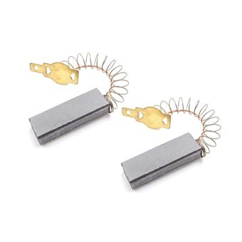vhbw 2x Balai en charbon, charbon moteur, charbon abrasif 6,3mm x 11mm x 32mm pour aspirateur, machine à couper, etc. - 1