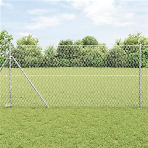 Non Communiqué Vert Clôture Hexagonale Vidaxl 1,2X10 M Acier Galvanisé 3352923