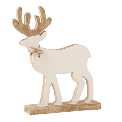 Paris Prix Blanc Statuette Déco Renne - Image 2