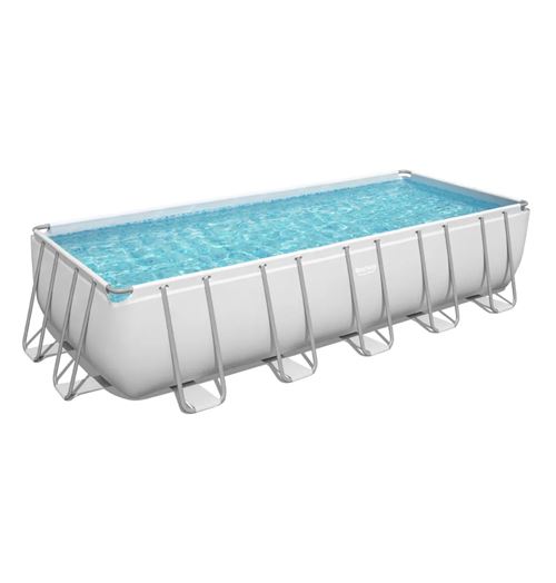 Kit piscine tubulaire Intex Chevron rectangulaire 4,00 x 2,00 x 1,00 m + 6 cartouches de filtration + Bâche de protection
