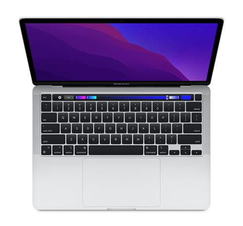 MacBook Pro Touch Bar 13 M1 3,2 Ghz 8 Go RAM 512 Go SSD Argent 2020 - Reconditionné