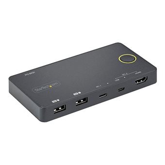 3-Port 4K 1x USB-C plus 2x DP/USB Hybrid mit USB 3.0