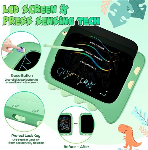 Ardoise magique électronique - Tablette d'écriture LCD 8,5 pouces avec  stylet pour enfant - GULLI METRONIC
