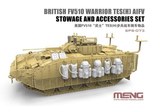 British Fv510 Warrior Tes(h) Aifv Stowage And Accessories Set (resin) - 1:35e - Meng-model