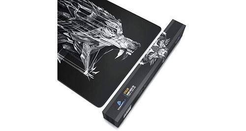 TITANWOLF - Tapis de Souris Gaming XXL 1200x600mm - Tapis de Table  Surdimensionné Extra Grand XXXL – pour précision