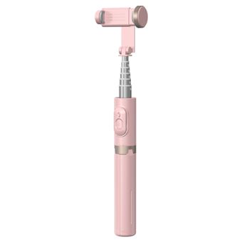 Perche Selfie Trépied Bluetooth Q12 Mini Selfie Stick Extensible rose - 1