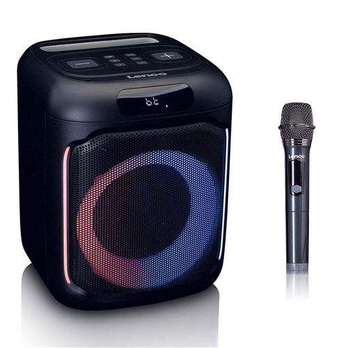 Lenco PA-101 Party-Lautsprecher 100W schwarz (PA-101BK)