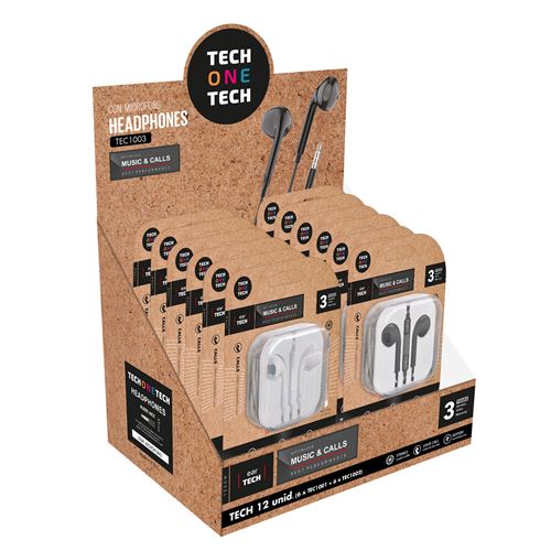 Non Communiqué Techonetech Ear Tech Pack De 12 Casques